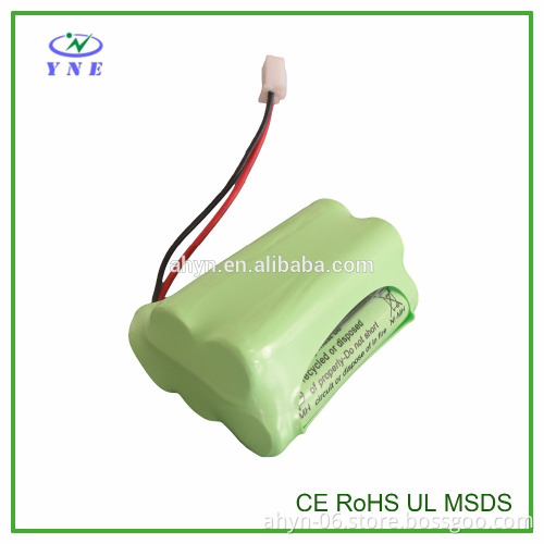 Nickel Metal hydride rechargeable battery AAA 800mAh 6 V